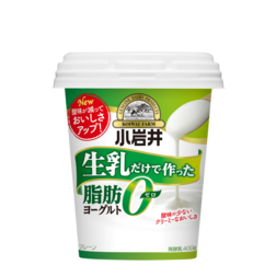 小岩井 生乳だけで作った脂肪０（ゼロ）ヨーグルト 400g