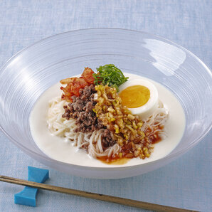 韓国風そうめん　ヨーグルト仕立て